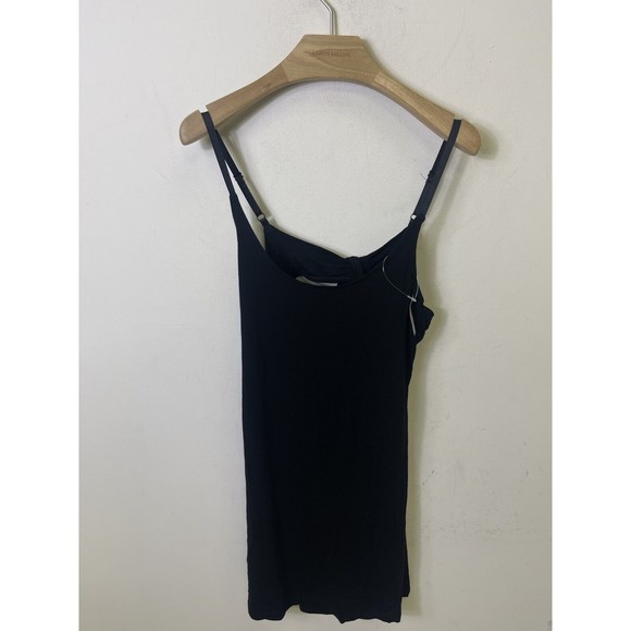 Adore Me Women's Suzie Soft Cozy Sleepwear Slip Black Size Medium - Picture 4 of 5